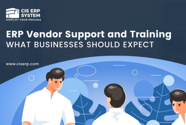 ERP Vendor Support and Training
